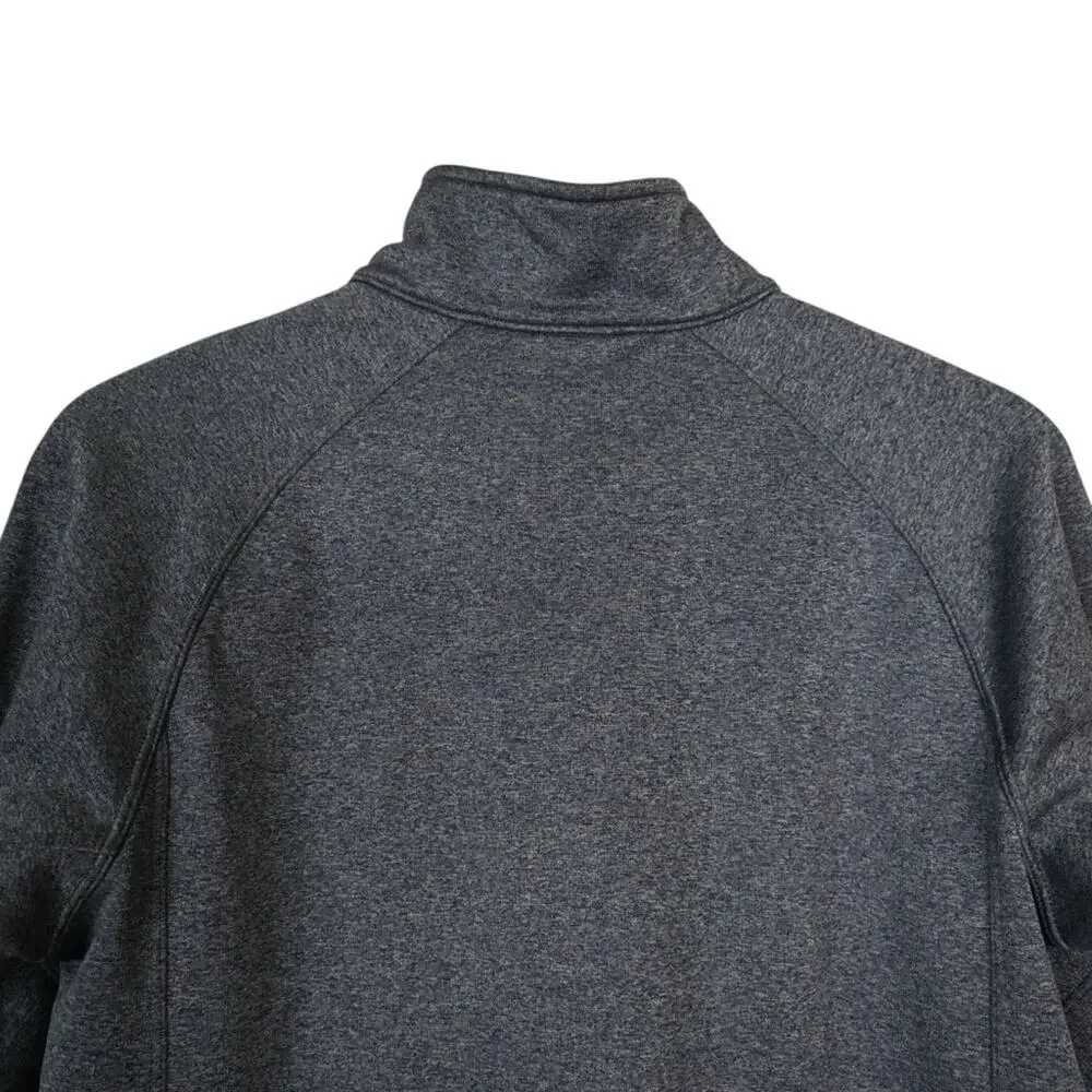 The North Face Mens S Half Zip Pullover in Dark Gray